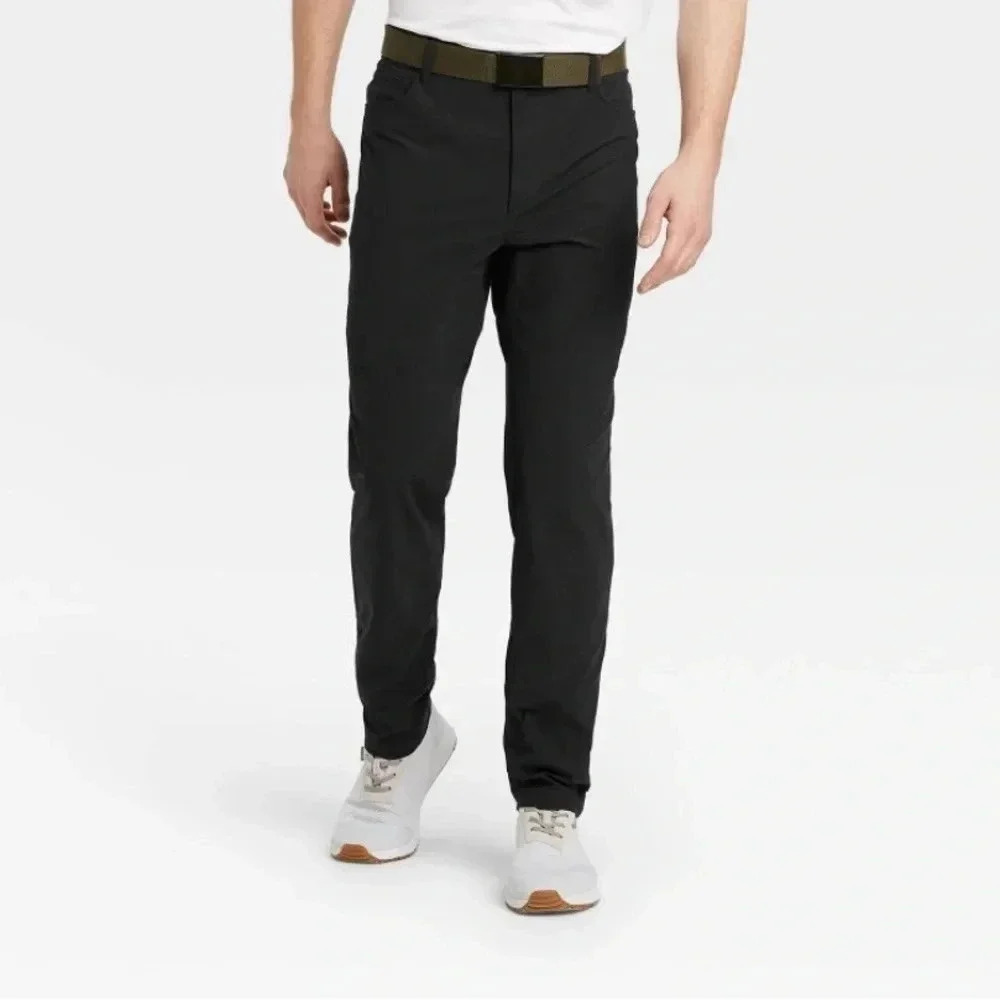 All in Motion Golf Chino Pants. Black. Size 38x32